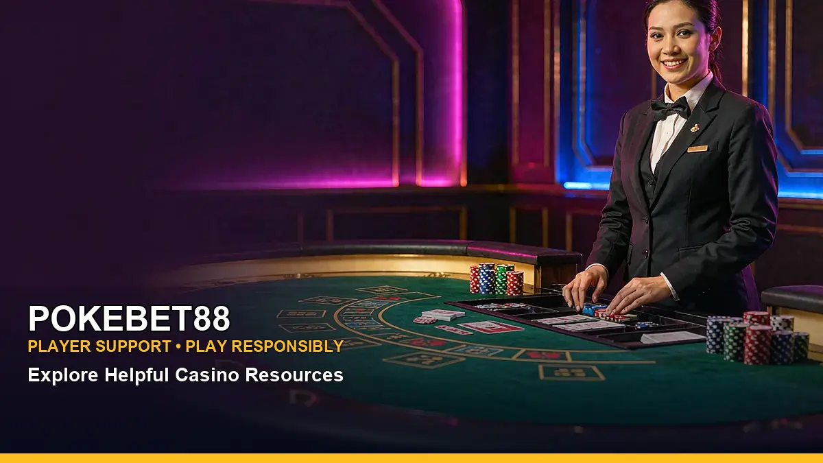 POKEBET88 left-framed live casino table games highlighting mobile-friendly casino play