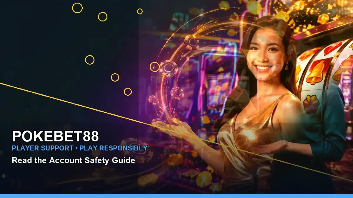 POKEBET88 POKEBET88 virtual casino information for Philippine users scene with right-framed lucky reels online slot games